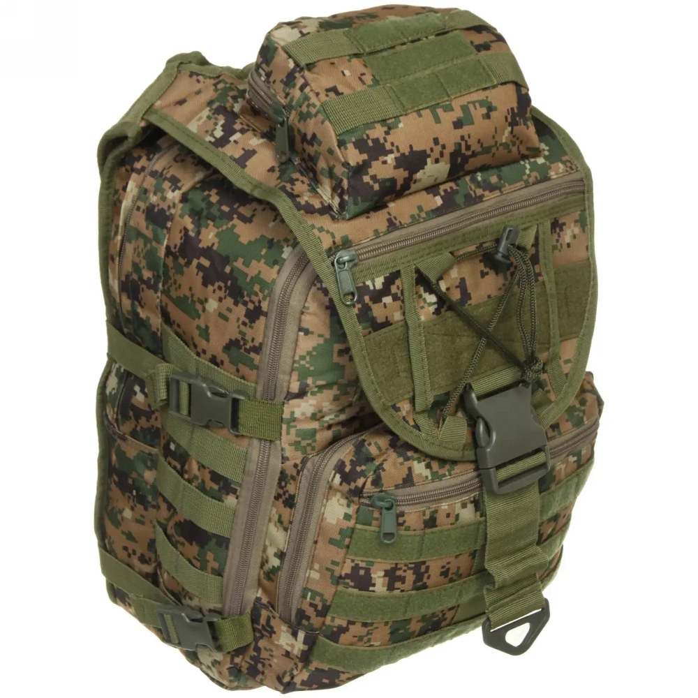 Рюкзак туристический 30л, цвет цифра зеленый,D5