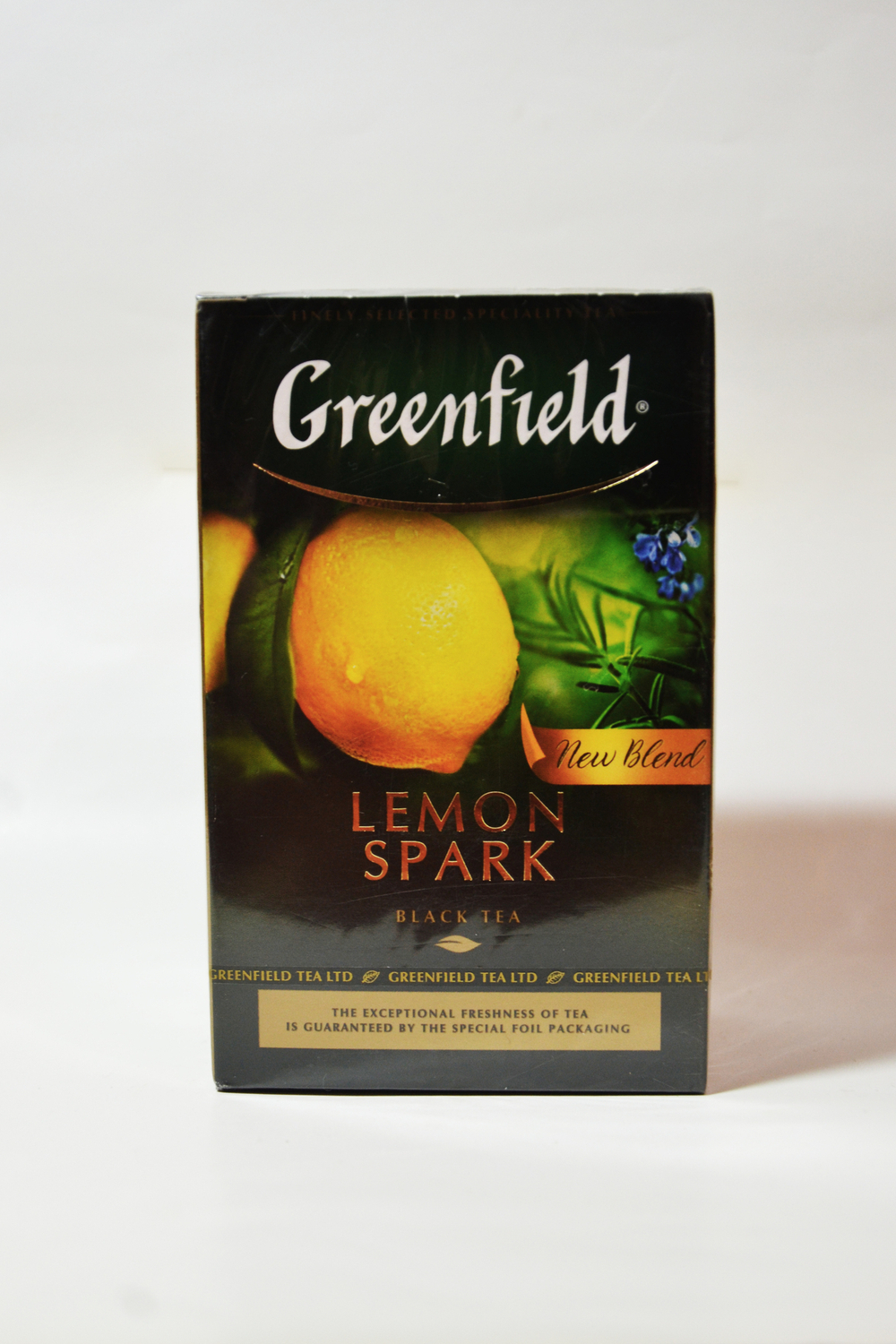 Чай черный с добавками Greenfield Lemon Spark ГРИНФИЛД Лемон Спарк