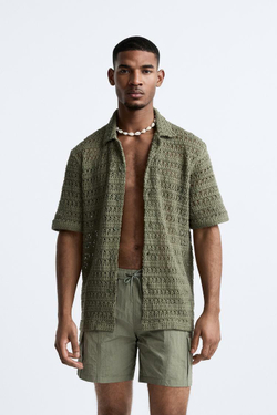 ZARA ПЛАВКИ КАРГО, ПЫЛЬНЫЙ ХАКИ