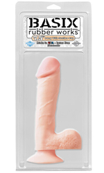 Реалистичный фаллос на присоске 7,5 Dong With Suction Cup (Цвет: телесный)