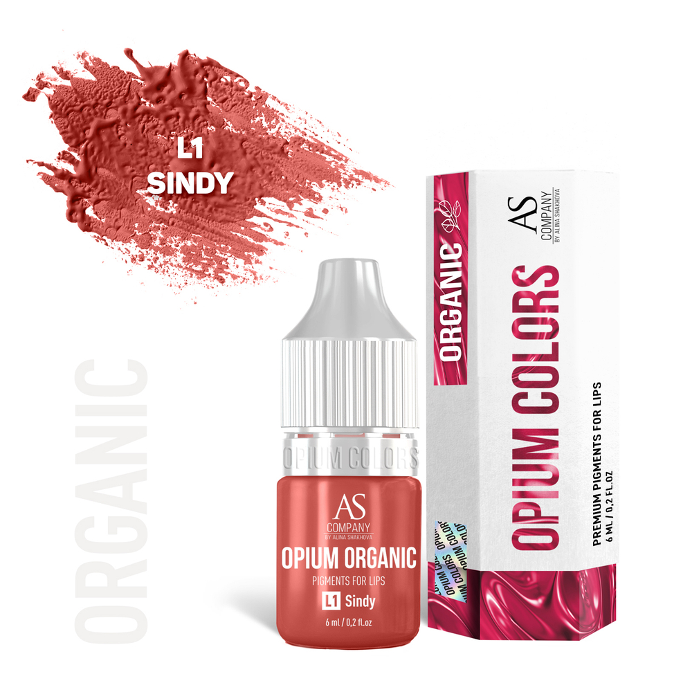 L1 Sindy ORGANIC пигмент для губ TM AS-Company OPIUM COLORS