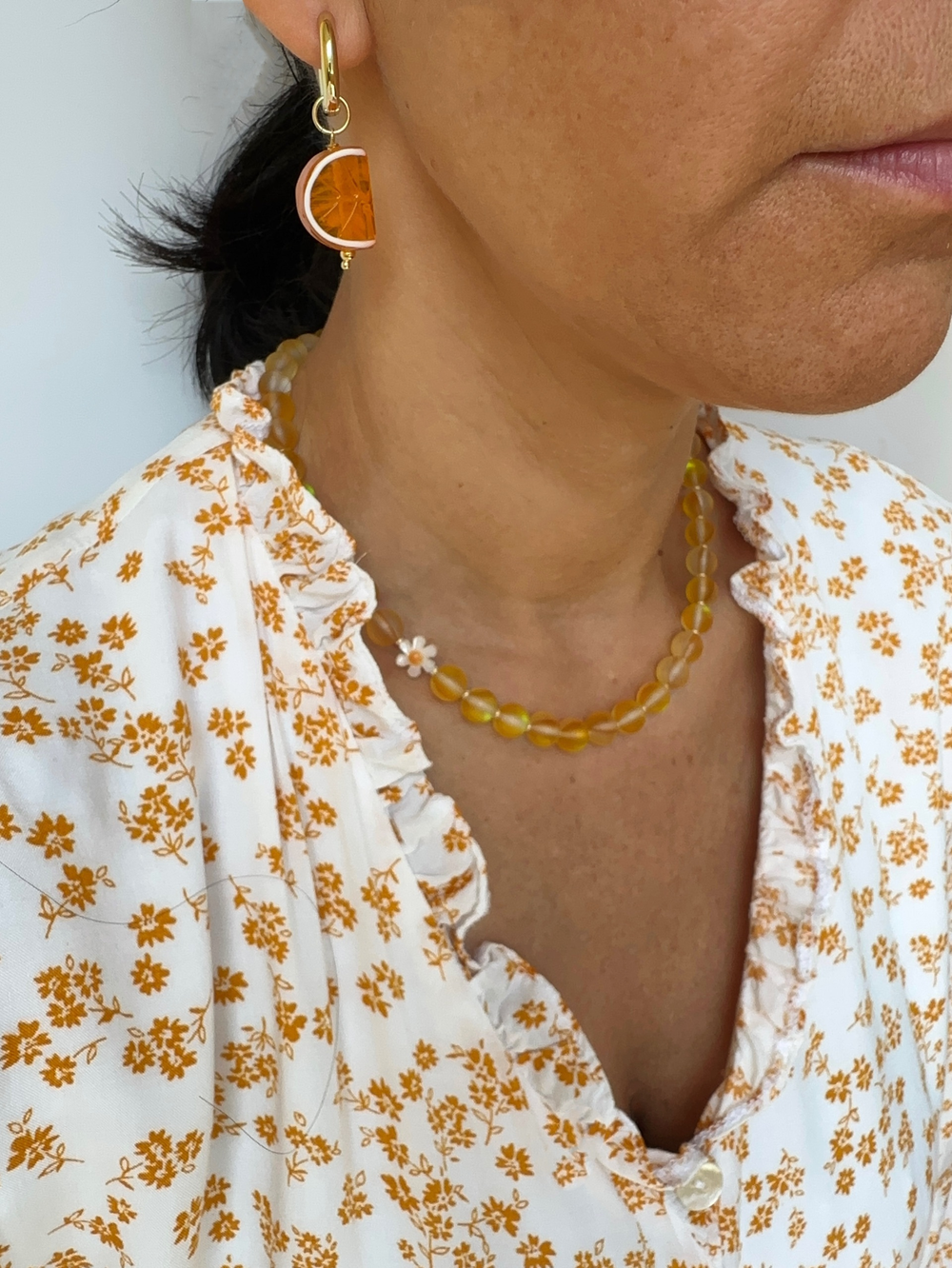 Серьги Мандаринки