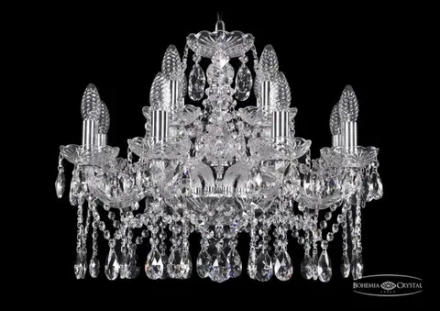 Подвесная люстра Bohemia Ivele 1413/8+4/200/Ni