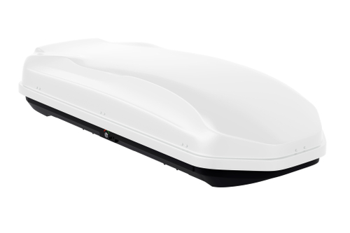 Автобокс на крышу автомобиля "Cybort Cargo" 580 л (белый глянцевый) / ТюнАвто