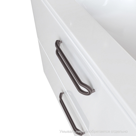 Тумба подвесная IDDIS Brick, белая, 80 см, BRI80W0i95