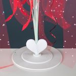 Лента (5,5 см*13,72 м) Фатин с пайетками, Красный, 1 шт.