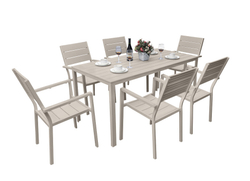 Набор дачной мебели "Викинг 8" ( серый, белый , бежевый)