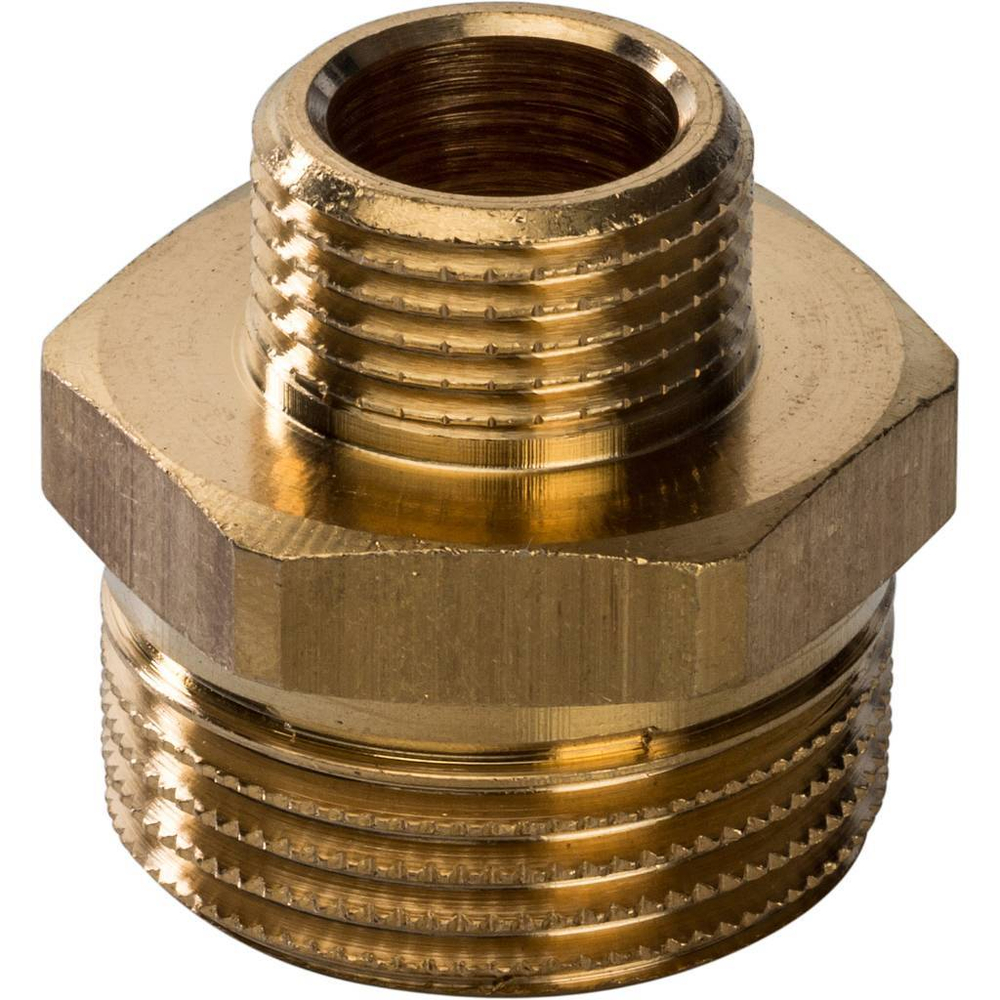 Ниппель STOUT переходной 3/4"x3/8" НР/НР