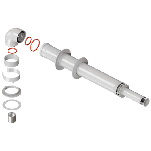 Комплект коаксиальный ROMMER 100/60 (антилед универсальный) 1220мм (RCA-6010-251220)