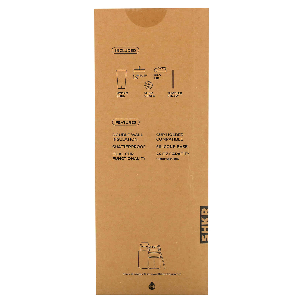 HydroJug, HydroSHKR, стакан-шейкер, темно-синий, 700 мл (24 унции)