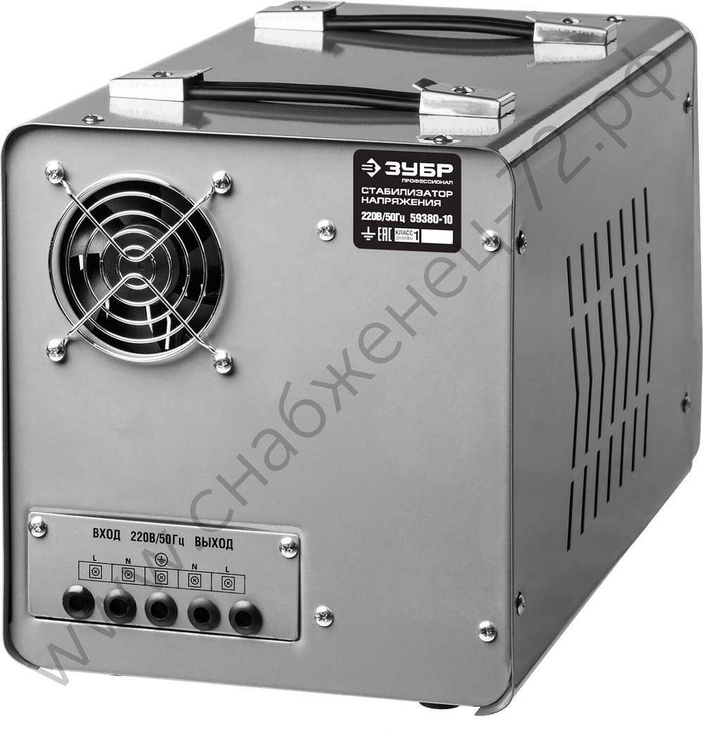 ЗУБР 10000ВА 10 кВт, Автоматический стабилизатор напряжения, Профессионал (59380-10)