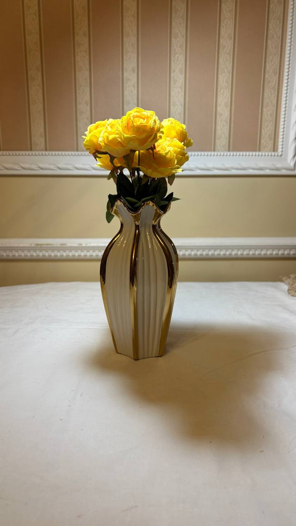 Искусственные цветы, желтые подсолнухи / Высота 44 см. 9 стебелей 9 бутонов/