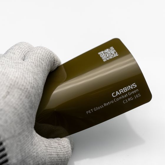 Веер образцов виниловой цветной пленки Carbins