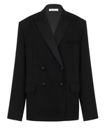 Жакет Loran с черным воротом, черный