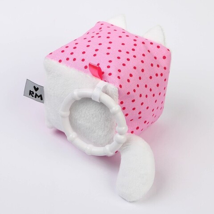 Игрушка мягкий кубик «Котёнок», Мякиши
