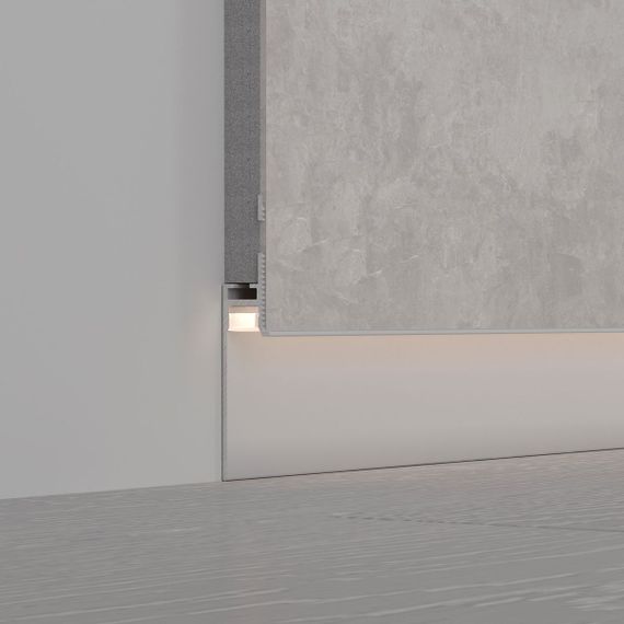 Профиль встраиваемый Arlight Plintus-Fantom-H35-2000 White 043666