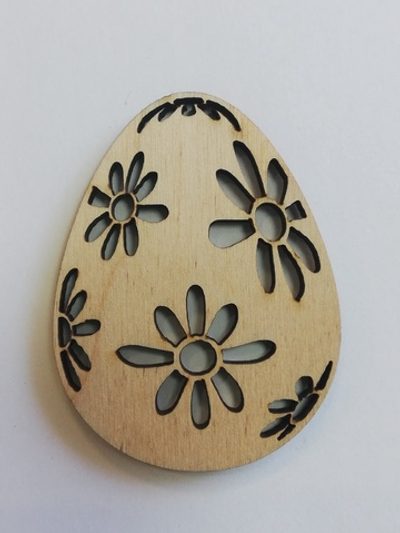 Деревянные заготовки для декорирования,ажурное яичко,5шт