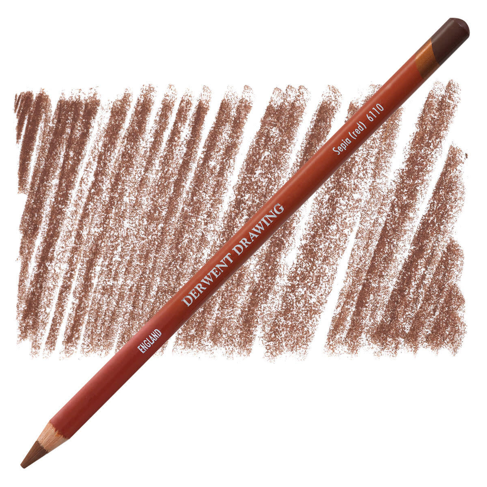 Derwent Drawing. 6110 Sepia Red