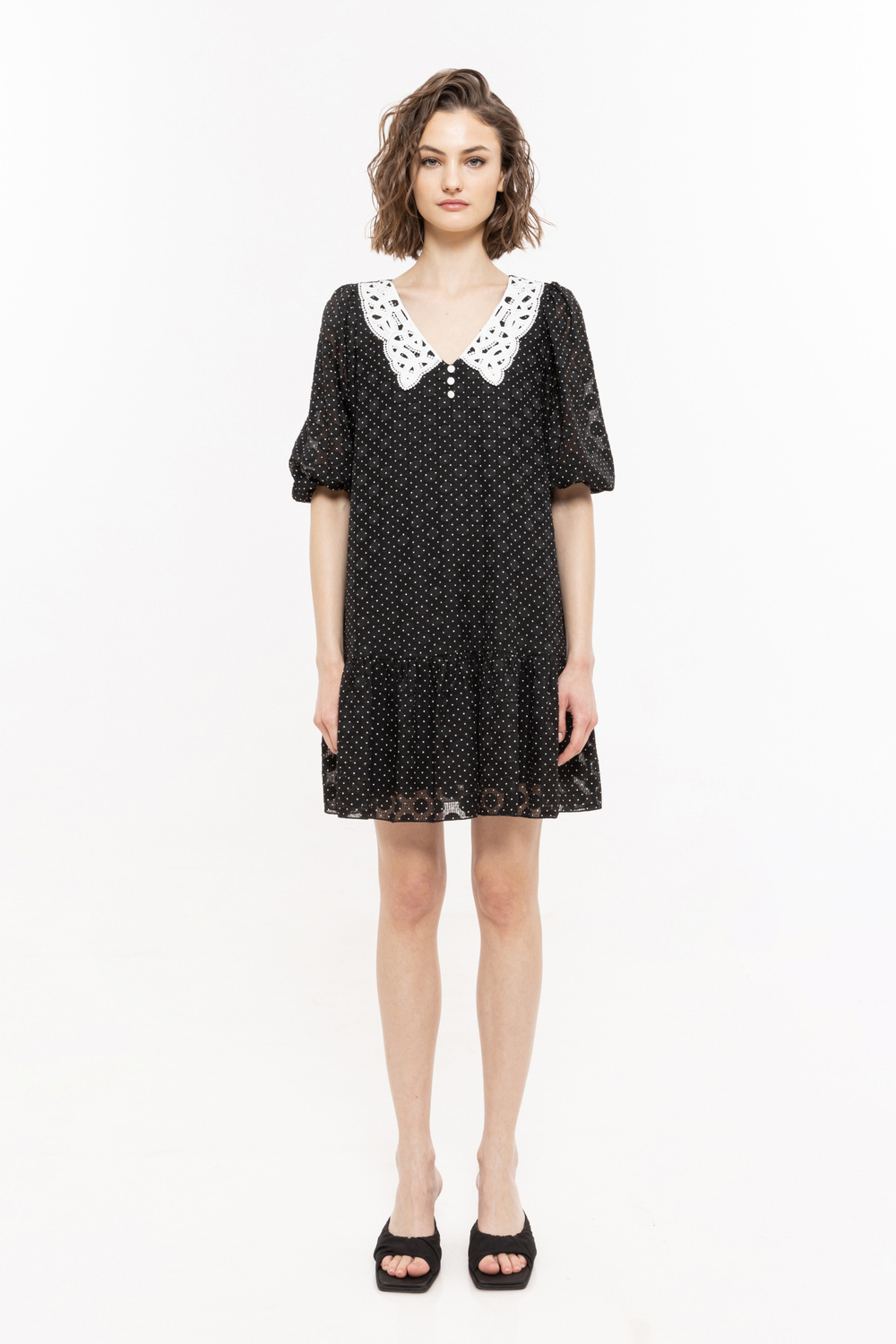 Платье в горошек