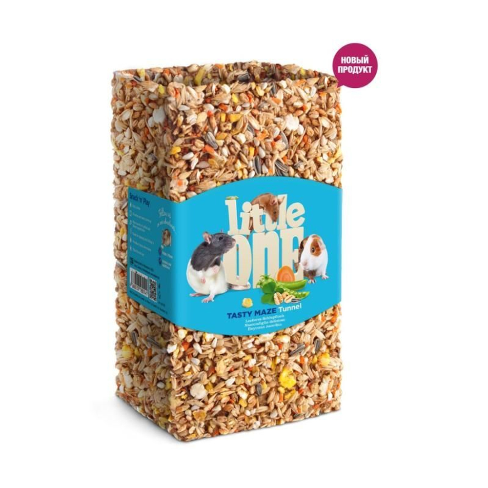 Little One Лакомство-игрушка Туннель средний для морских свинок и крыс, 1 шт.