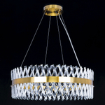 Citilux Ричард CL336083 LED Люстра хрустальная с пультом Бронза