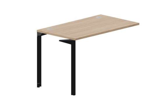 Стол 118х68х75см (2 громмета) - приставной элемент