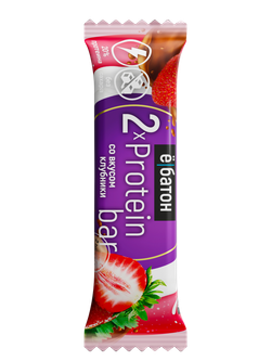 Ёбатон «Protein bar» 2 x Protein 50g (25g x 2) , Протеиновый батончик