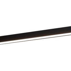 Магнитный трековый светильник ЭРА TRM20-1-60-15W3K-B для системы NOVA 60см 48V 15Вт 3000К заливающий свет черный