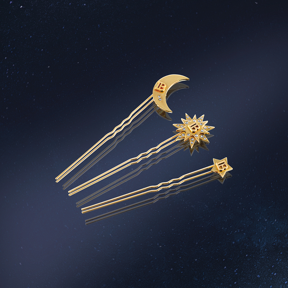 Balmain Hair Couture Набор Заколки-шпильки 3 шт цвет золото Limited Edition Pin Set Gold C4 25