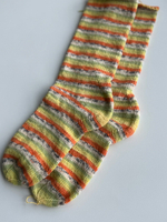 Пряжа Regia Cotton Color (02417/Папайя), 72% хлопок, 18% полиамид, 10% полиэстер, 100г/420м