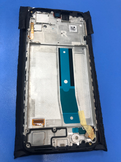 Дисплей в сборе с тачскрином и рамкой для Xiaomi Redmi Not 12S чёрный Оригинал