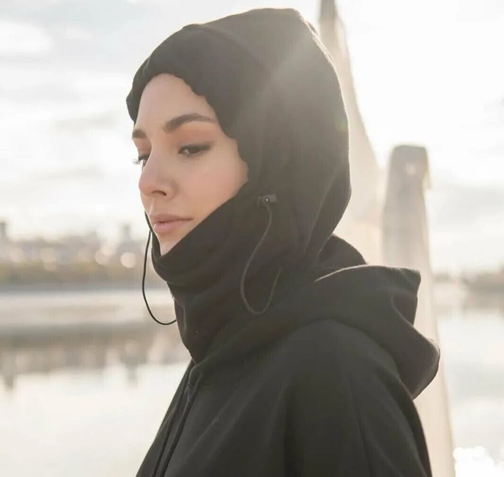 Женская шлем-балаклава "PRIVAL" цвет черный