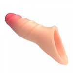 Реалистичная насадка на пенис Damel, 19,8 см, телесная