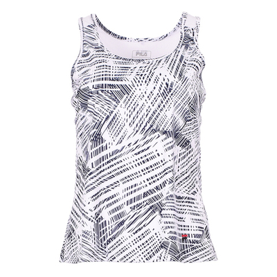 Женский топ теннисный Fila Top Jolie W - blue comb