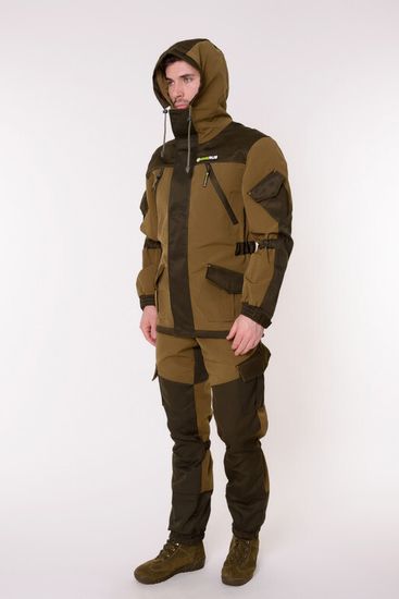 Костюм "Горка" кур+бр (Брезент летний, Хаки)