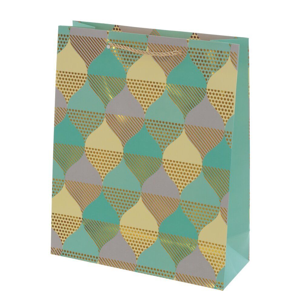 GAEM Пакет подарочный S (бумага 210г/м2, блок микс 12шт), L18 W10 H23 см, 4в.