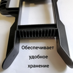 Рамка усиленная для удлинителя, кабеля, провода, веревки, шпагата из плотного пластика с удобной ручкой и фиксацией отмотанной части