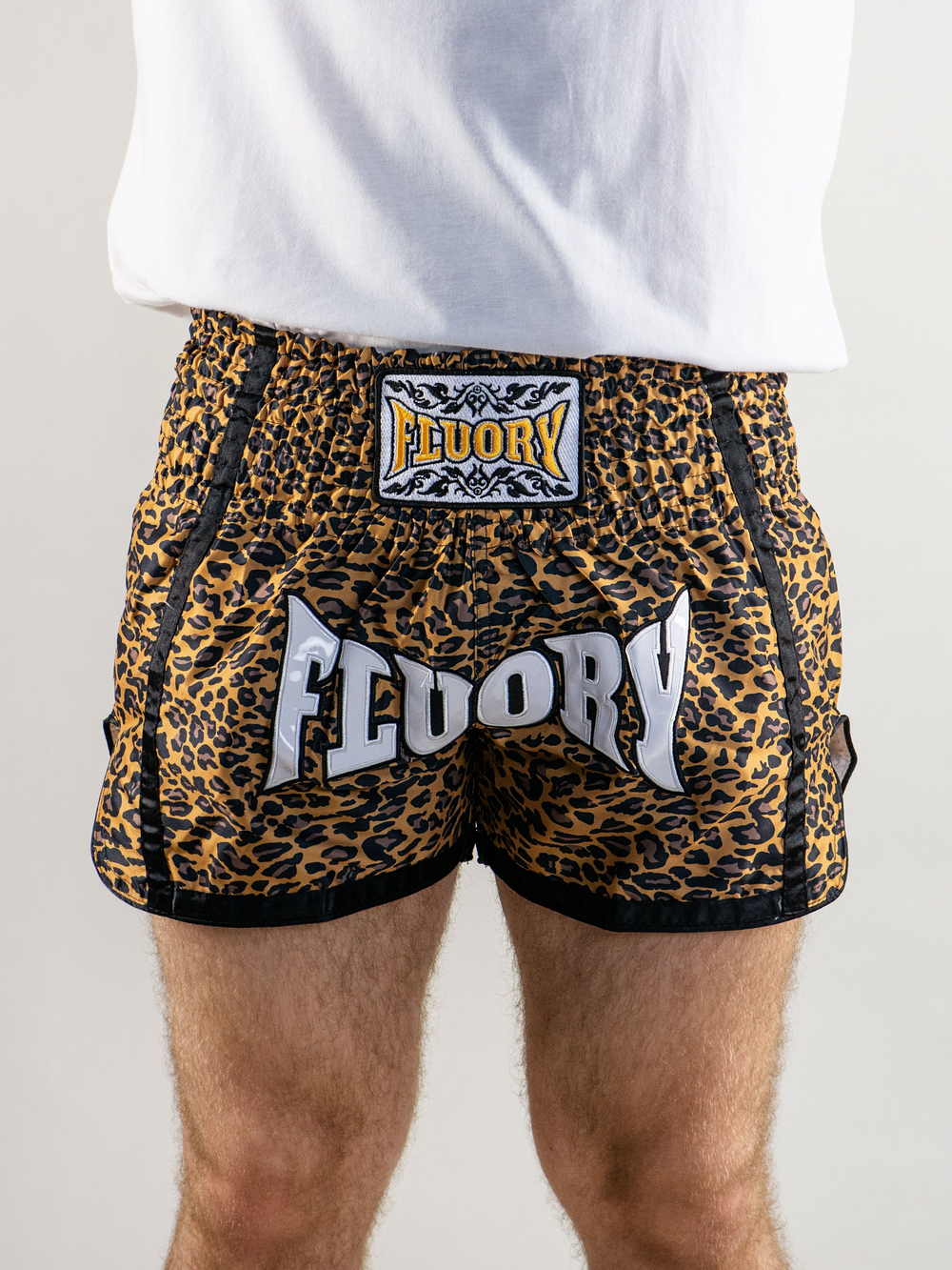 Шорты Муай-Тай Fluory Leopard