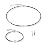 Серьги Coeur de Lion Anthracite-Silver 1138/21-1224