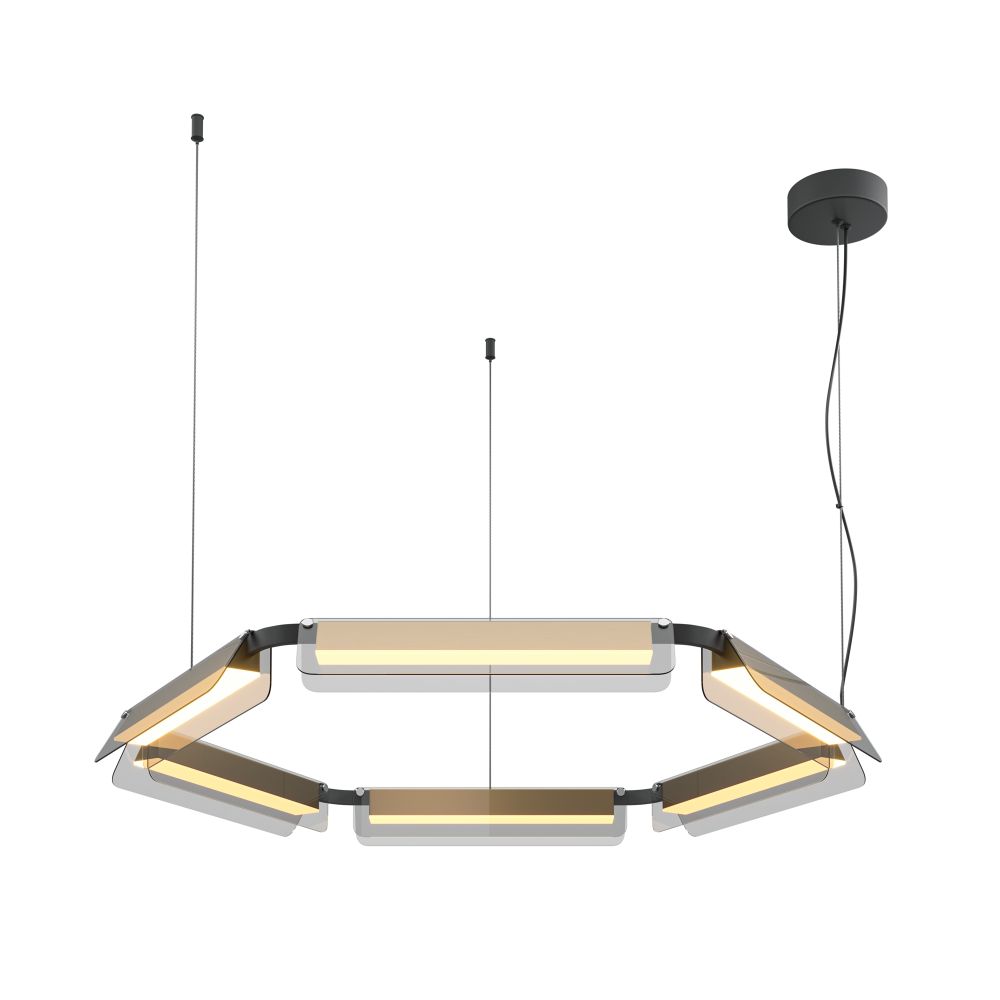 Люстра подвесная светодиодная Maytoni   MOD296PL-L60BS3K