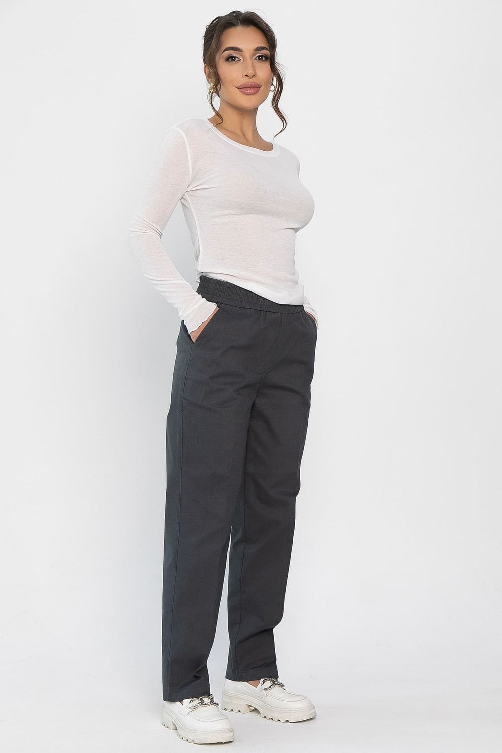 Брюки на резинке Спринт (графит) Б14259-18М LT Collection