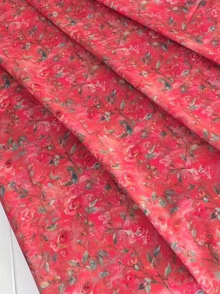 ПРЕДЗАКАЗ, РОЗОВЫЙ САД - 100% ХЛОПОК 3