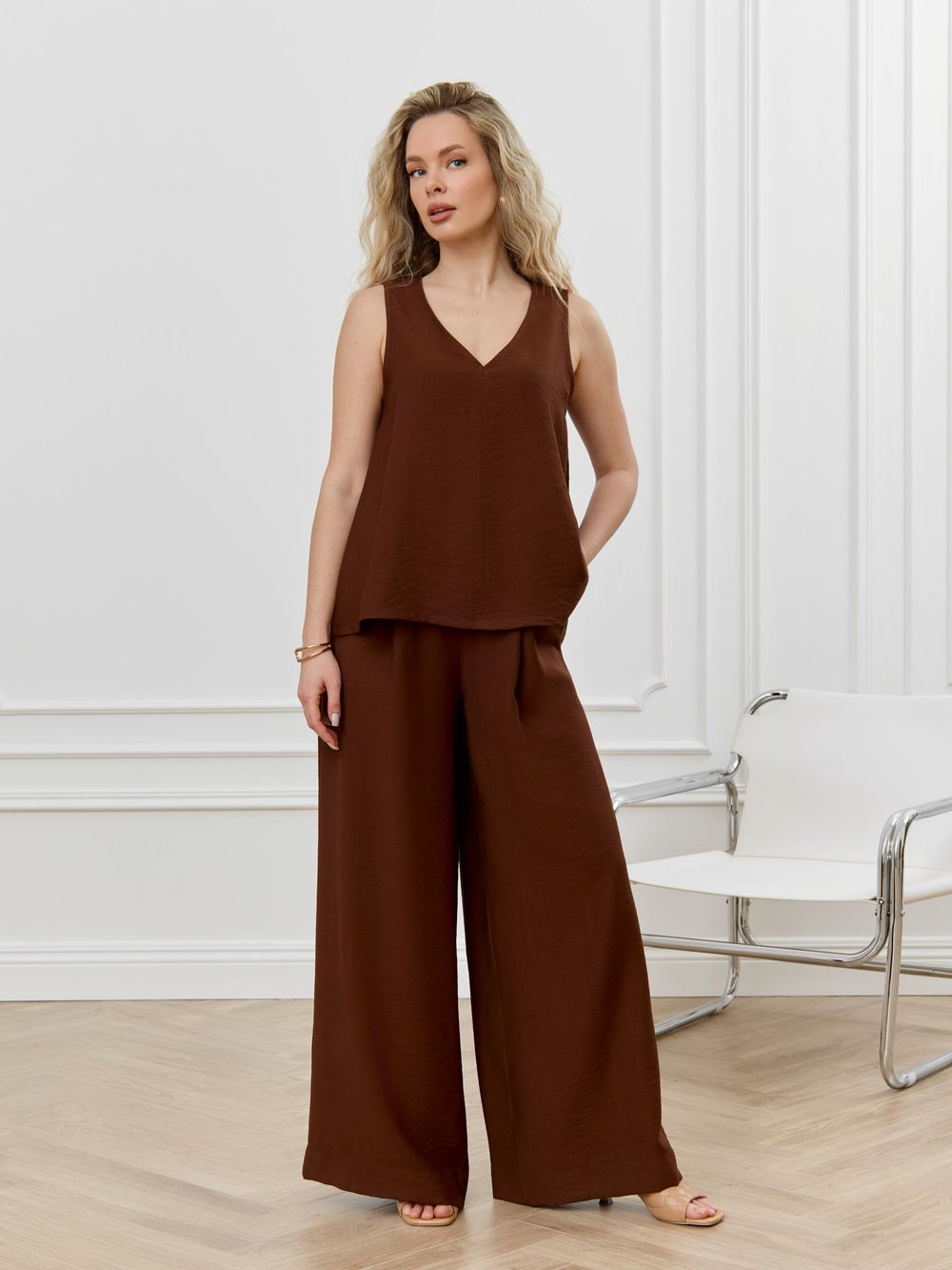 Брюки женские Ясмина-3 Виотекс КОРИЧНЕВЫЙ