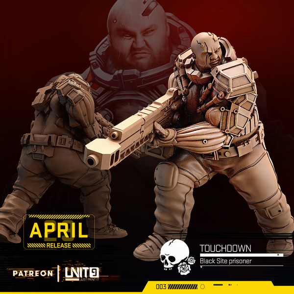 Тюремные бунты Cyberpunk - Prison Riots Миниатюры 32-56-75mm (75mm / 10)