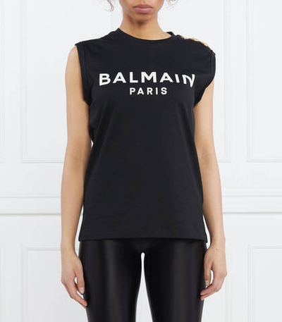 Топ Balmain - черный(AF0ED000 BB02)
