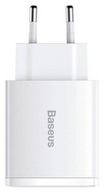 Зарядное устройство Baseus Compact 2U+C 30W USB Type-C, USB белый