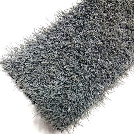 Трава искусственная "Деко" серая, ширина 2м, рулон 25м, 50 кв.м