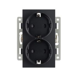 Механизм электрической розетки SCT-MEUD-PL-BK (250V, 16A) (Arlight, -) 043765