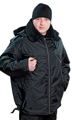 Куртка"Пилот" на синтепоне тк.Оксфорд Чёрный