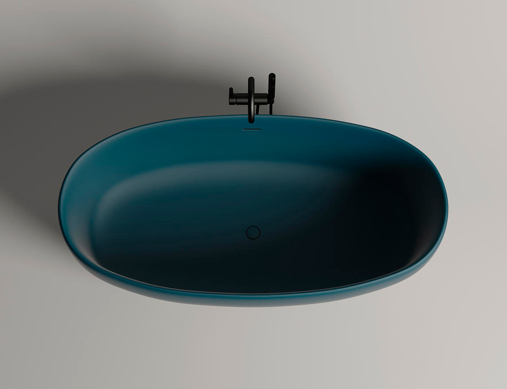 Ванна отдельностоящая матовая 170x85 Salini LUCE 100121MRF